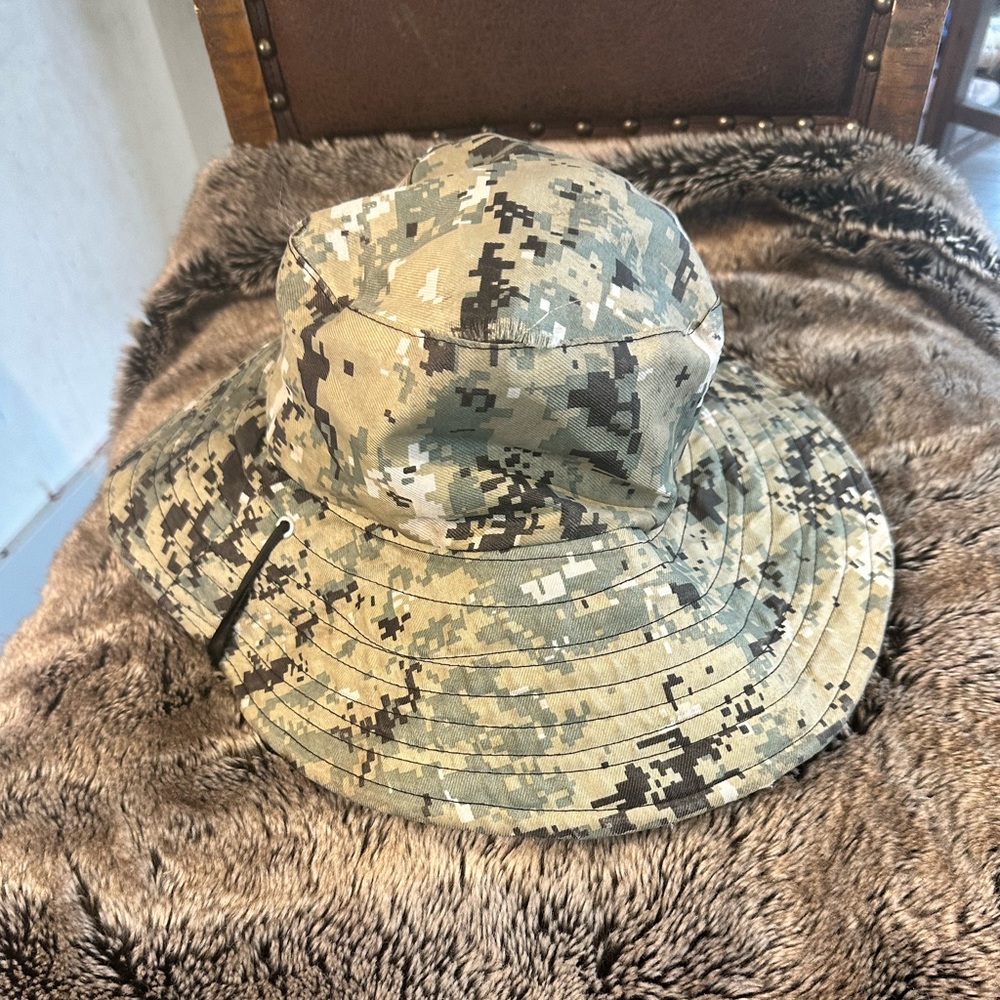 Camo Bucket Fishing Hat